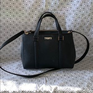 Kate spade black over the shoulder bag